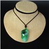 Image 1 : Superb Natural Green Jadeite Pendant - Monkey & Peach