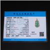 Image 9 : 18K Gold Inlay Natural Jadeite Diamond Gourd Pendant w Gold Chain & Certificate