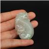 Image 5 : Natural Jadeite Fortune Beast Pendant w Certificate