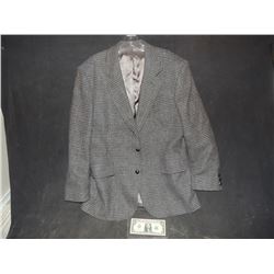 ADVENTURES OF SUPERMAN JIMMY OLSEN JACK LARSON SCREEN WORN SUIT COAT WITH PRINTED WCC LABEL