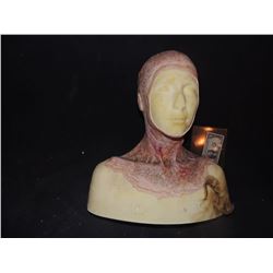 DEAD ROTTEN ZOMBIE WITCH FEMALE MAKE UP COWL ON FULL BUST 2