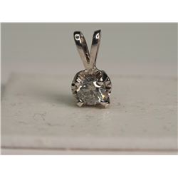 #3-14KT GOLD DIAMOND PENDANT