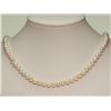 Image 1 : #12-FRESHWATER PEARL NECKLACE WITH STERLING SILVER CLASP