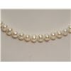 Image 2 : #12-FRESHWATER PEARL NECKLACE WITH STERLING SILVER CLASP