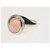 Image 1 : #18-STERLING SILVER MORGANITE RING SIZE 10