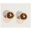 Image 3 : #22-10KT GOLD FRESHWATER PEARL REVERSIBLE EARRINGS
