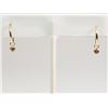 Image 1 : #26-14KT GOLD CHAMPAGNE DIAMOND EARRINGS