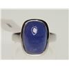 Image 1 : #32-STERLING SILVER SAPPHIRE RING SIZE 10