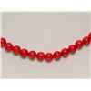 Image 1 : #42-POLY CORAL NECKLACE WITH MAGNETIC CLASP