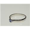 Image 1 : #46-STERLING SILVER TANZANITE RING SIZE 9