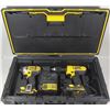 Image 1 : DEWALT TOOL KIT WITH 2 DRILLS, TWO -20V BATTERIES,