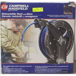 CAMPBELL HAUSFELD RETRACTABLE REEL W/ HOSE