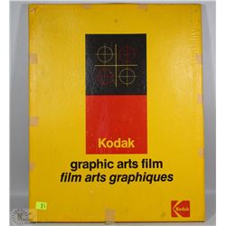 VINTAGE GRAPHIC ARTS FILM. 16X20" SHEETS