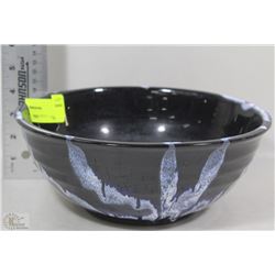 UNIQUE STAMPED BLUE MOUNTAIN POTTERY BOWL