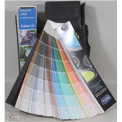 LOT OF 4 BUNDLES OF PROFESSIONAL PAINT SWATCHES &
