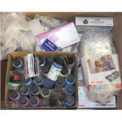 BOX OF PRINTING SUPPLIES