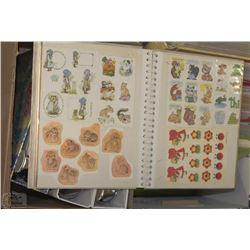 ESTATE COLLECTION OF STICKERS, OIL FIELD DECALS &