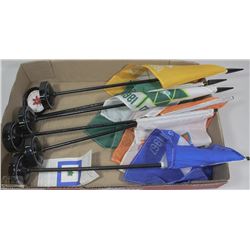 CENTENNIAL CANADIAN FLAGS WITH STANDS 1867-1967