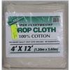 Image 1 : 4'X12' SUPER HEAVYWEIGHT DROP CLOTH