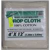 Image 1 : 4'X12' SUPER HEAVYWEIGHT DROP CLOTH