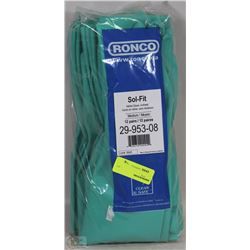 12 PAIRS OF SOL-FIT NITRILE GLOVE SIZE MEDIUM