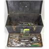 Image 1 : TOOL BOX FULL OF ASSORTED TOOLS ,WRENCHES,SOCKETS