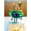 Image 1 : HUMMING BIRD GLASS FOUNTAIN