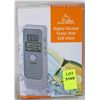 Image 1 : NEW DIGITAL ALCOHOL BREATH TESTER WITH LCD CLOCK