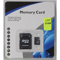 NEW 32GB MICRO SD MEMORY CARD WITH ADAPTOR