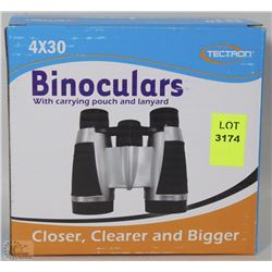 NEW 4X30 BINOCULARS WITH CARRYING CASE & LANYARD