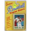 Image 1 : 25 DIFFERENT BASEBALL SUPER STAR CARDS SEALED