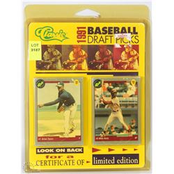 1991 BASEBALL DRAFT PICKS SEALED IN ORIGINAL