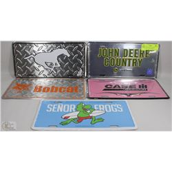 LOT OF COLLECTOR LICENSE PLATES INCL JOHN DEERE