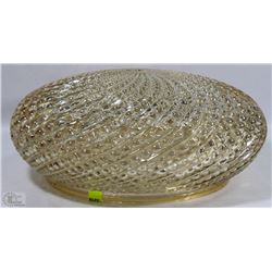 LARGE VINTAGE GLASS BUBBLE DESIGNED BOWL LIGHT