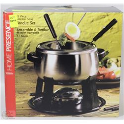 STAINLESS STEEL FONDUE SET - NEW IN BOX