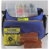 Image 1 : SOFT TACKLE BOX WITH 4 CONTAINERS,LURES AND