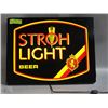 Image 1 : VINTAGE STROH LIGHT BEER LIGHT UP SIGN