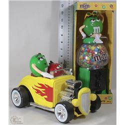 NEW MOMS REAL COIN BANK DISPENSER AND CAR