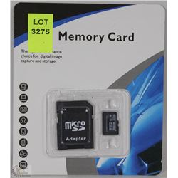 NEW 32GB MICRO SD CARD WITH ADAPTER