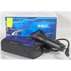 NEW 360 RADAR DETECTOR