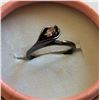 Image 1 : PINK SWAROVSKI CRYSTAL CALLA LILY RING