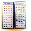 Image 1 : LOT OF 40 HYPOALLERGENIC CRYSTAL STUD EARRINGS