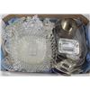Image 1 : FLAT WITH CRYSTAL , SILVER SERVING DISHES &  MORE