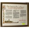Image 1 : ORIGINAL 1960 PRINT OF CANADIAN BILL OF RIGHTS