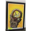 Image 1 : FRAMED ZOMBIE PRINT HAND SIGNED BY WALKING DEAD