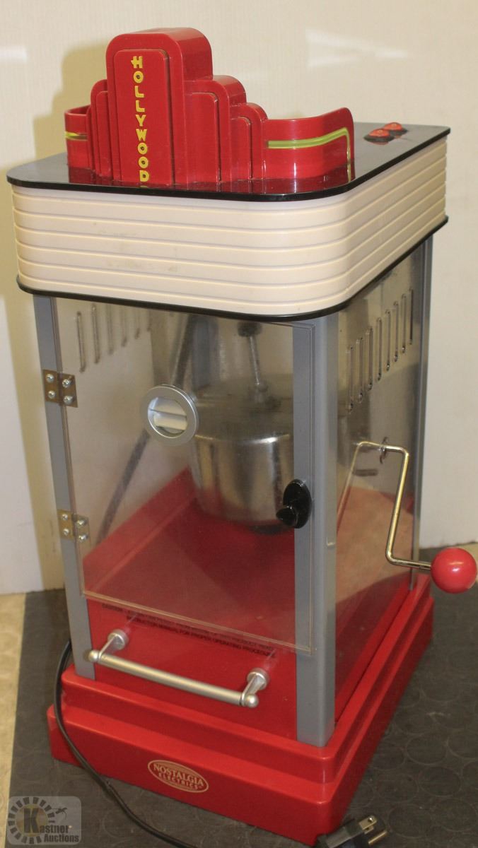HOLLYWOOD NOSTALGIA POPCORN MACHINE