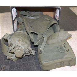 LOT OF 3 MILITARY ITEMS INCL BACKPACK,CANTEEN AND