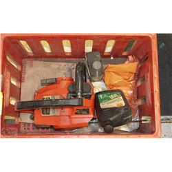 HOMELITE 14" CHAINSAW WITH ACCESSORIES