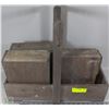 Image 1 : 5 WOODEN BOXES INCL 1 VINTAGE