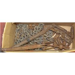 LOT WITH 1 CHAIN & 2 BOOMERS